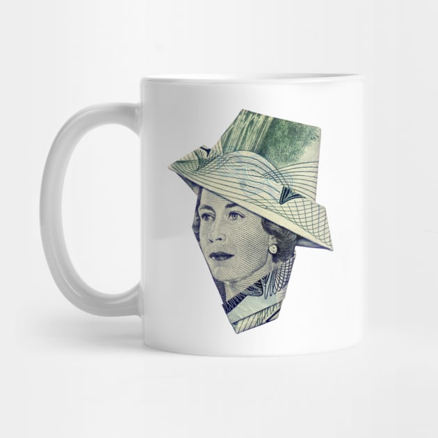 YOUNG QUEEN ELIZABETH / MONEY ORIGAMI by yosuke